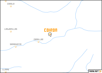 map of Coirón