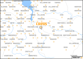 map of Coirós