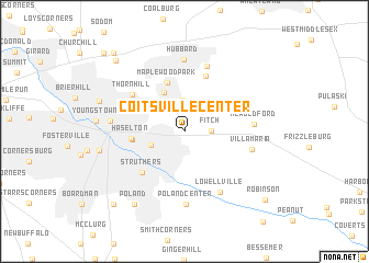 map of Coitsville Center