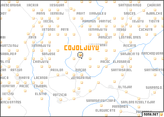 map of Cojoljuyú