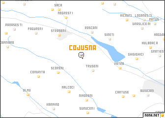 map of Cojuşna