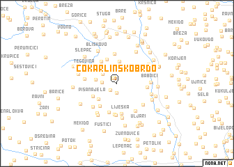 map of (( Čokarlinsko Brdo ))