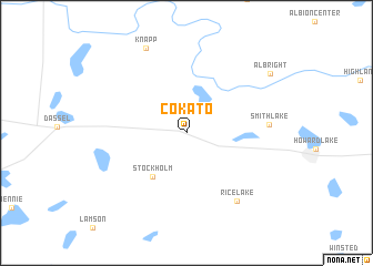 map of Cokato