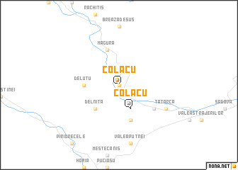 map of Colacu