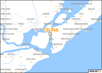 map of Colado