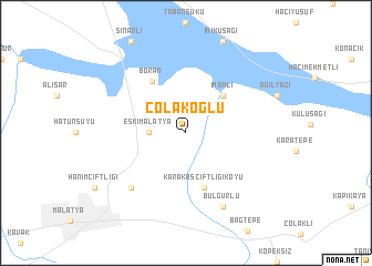 map of Çolakoğlu