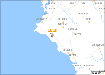 map of Cola