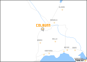 map of Colburn
