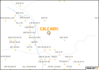 map of Colchani