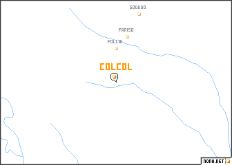 map of Colcol