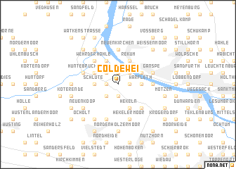 map of Coldewei