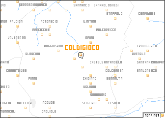 map of Coldigioco