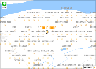 map of Coldinne