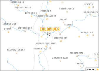 map of Cold River