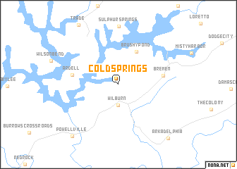 map of Cold Springs