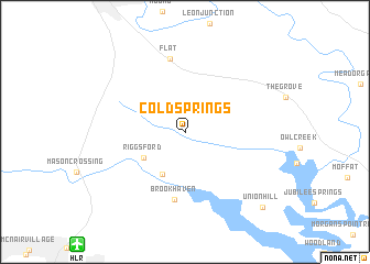 map of Cold Springs