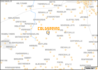 map of Cold Spring