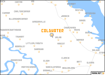 map of Coldwater