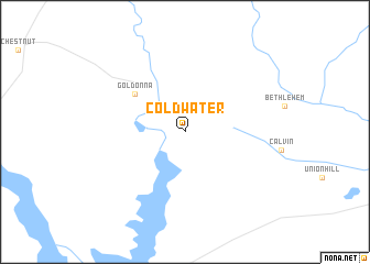 map of Coldwater