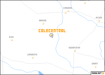 map of Cole Central