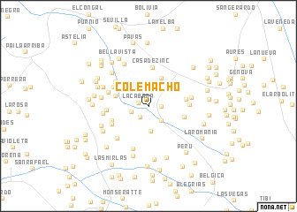 map of Colemacho