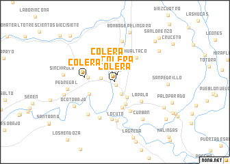 map of Colera