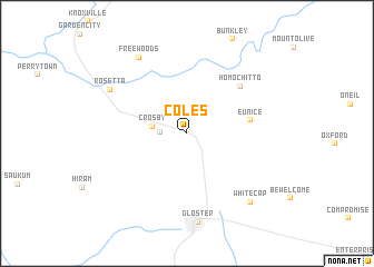 map of Coles