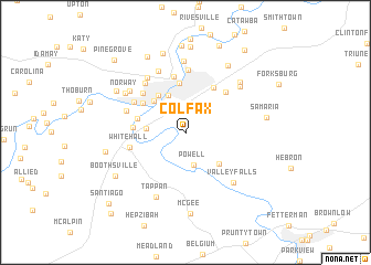 map of Colfax