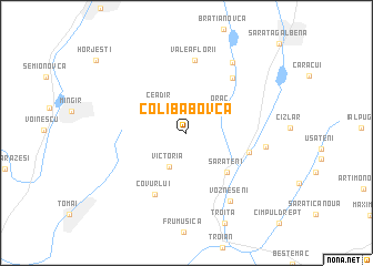 map of Colibabovca
