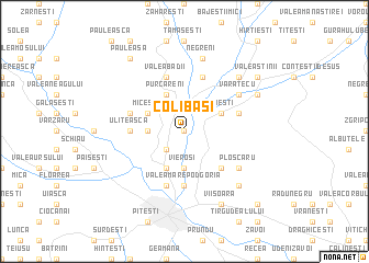 map of Colibaşi