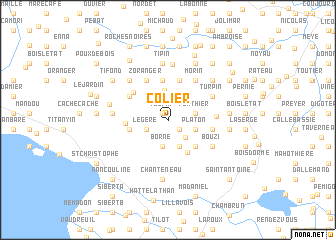 map of Colier