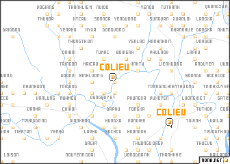 map of Cổ Liêu