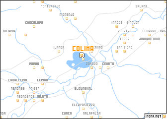 map of Colima