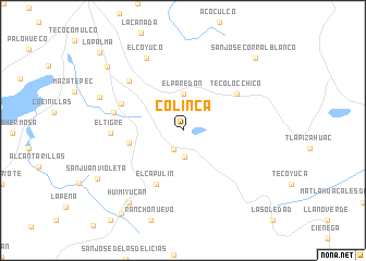 map of Colinca