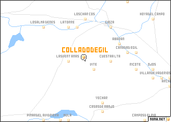 map of Collado de Gil