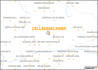 map of Collado del Mirón