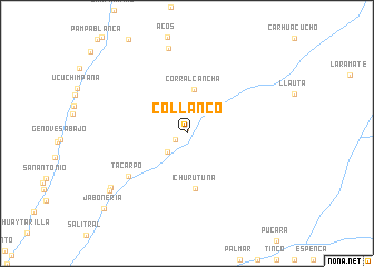 map of Collanco