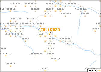 map of Collanzo