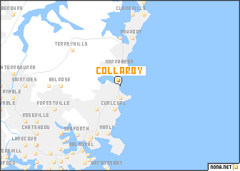 map of Collaroy