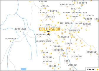 map of Collasgón