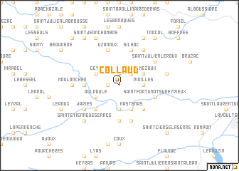 map of Collaud