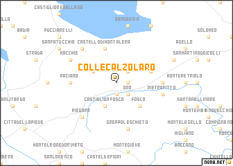 map of Colle Calzolaro