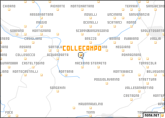 map of Colle Campo