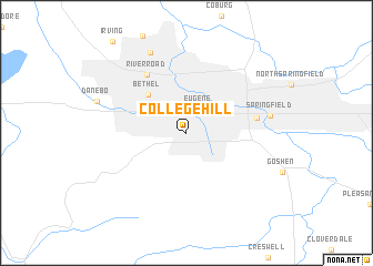 map of College Hill