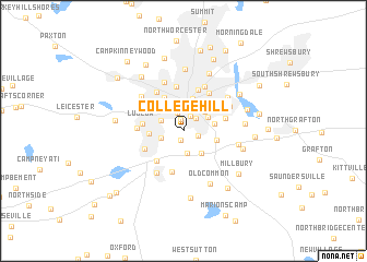 map of College Hill