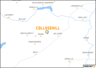 map of College Hill
