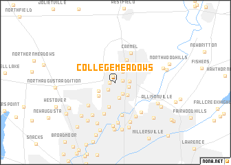 map of College Meadows