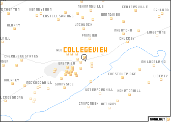 map of College View