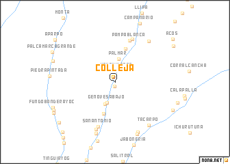 map of Colleja