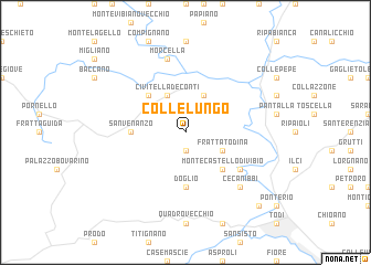 map of Collelungo